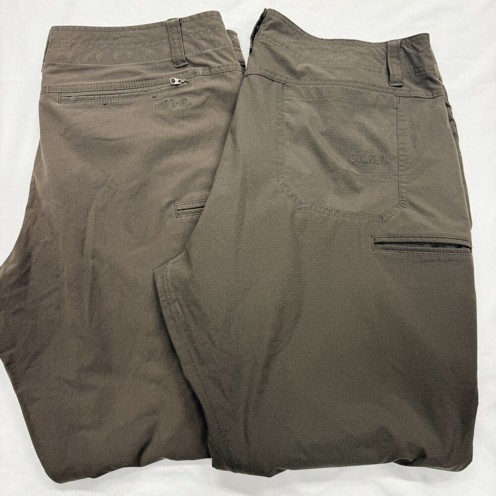 Kuhl Silencr Rip Stop Performance & Resistor Pants Men's 38X29  Chino Lot of 2